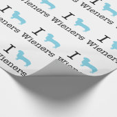 Ich höre Dackeln Geschenkpapier (Ecke)