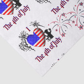 Ich höre das 4. Juli Tissue Paper Seidenpapier (Ausschnitt)