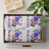 Ich höre das 4. Juli Tissue Paper Seidenpapier (Geschenk)