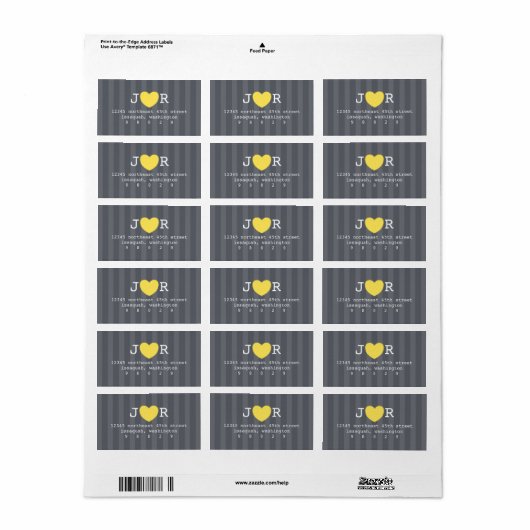 Ich höre das Adressetikett (Vorne)