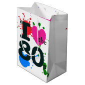 Ich höre den 80er mittlere geschenktüte (Rückseite Schrägansicht)