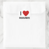Ich höre Designers Stickers (Tasche)