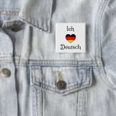"Ich höre Deutsch" Lieblings-Sprachschulfach Button (Beispiel)