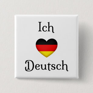 "Ich höre Deutsch" Lieblings-Sprachschulfach Button