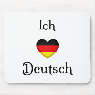 "Ich höre Deutsch" Lieblings-Sprachschulfach Mousepad