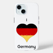 Ich höre deutsche Flagge Case-Mate iPhone Hülle (Rückseite)