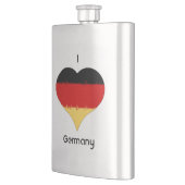 Ich höre deutsche Flagge Flachmann (Links)