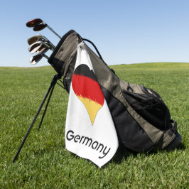 Ich höre deutsche Flagge Golfhandtuch