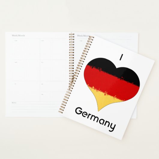 Ich höre deutsche Flagge Planer (Anzeige)