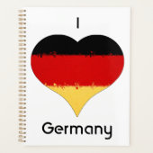 Ich höre deutsche Flagge Planer (Vorderseite)