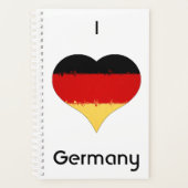 Ich höre deutsche Flagge Planer (Vorderseite)