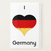 Ich höre deutsche Flagge Planer (Rückseite)