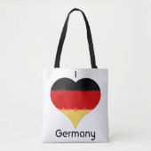 Ich höre deutsche Flagge Tasche (Vorderseite)