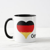 Ich höre deutsche Flagge Tasse (Links)