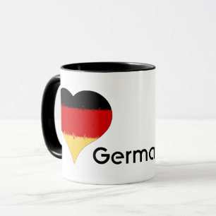Ich höre deutsche Flagge Tasse