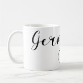 Ich höre Deutschland, deutsche Flagge Kaffeetasse (Links)