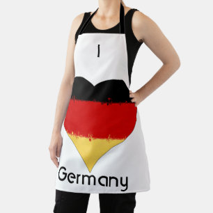 Ich höre Deutschland - deutsches Flaggenerbe Schürze