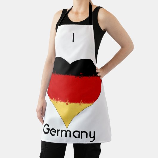 Ich höre Deutschland - deutsches Flaggenerbe Schürze (InSitu)