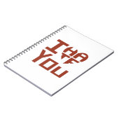 Ich höre dich, aber ich hasse dich notizblock (Linke Seite)