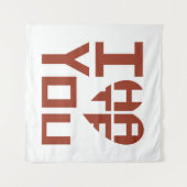 Ich höre dich, aber ich hasse dich wandteppich (Vorderseite (Horizontal))