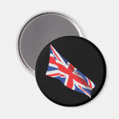 Ich höre die Jack Flag Flag UK/Union Magnet (Vorderseite/Rückseite)