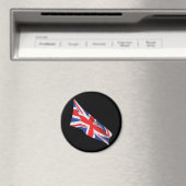 Ich höre die Jack Flag Flag UK/Union Magnet (In Situ (Geschirrspüler))