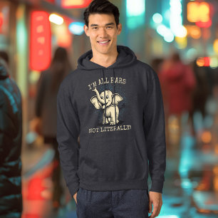 Ich höre dir zu... Nicht wörtlich! - Verspielter E Hoodie