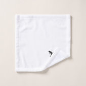 Ich höre Drachen Badhandtuch Set (Waschlappen)