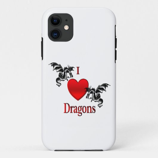 Ich höre Drachen Case-Mate iPhone Hülle (Rückseite)