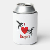 Ich höre Drachen Dosenkühler (Kanne Rückseite)