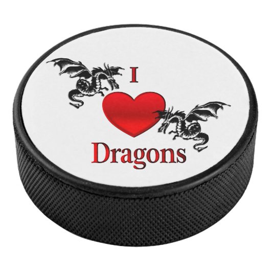 Ich höre Drachen Eishockey Puck (3/4)