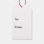 Ich höre Drachen Geschenkanhänger (Rückseite)