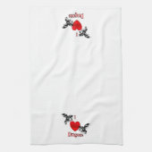 Ich höre Drachen Geschirrtuch (Vertikal)