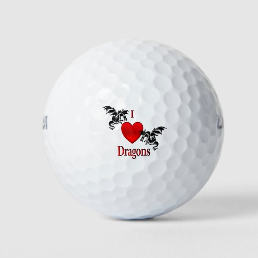 Ich höre Drachen Golfball (Vorderseite)