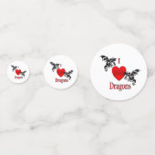 Ich höre Drachen Konfetti (Rückseiten)