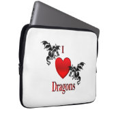 Ich höre Drachen Laptopschutzhülle (Vorne Rechts)