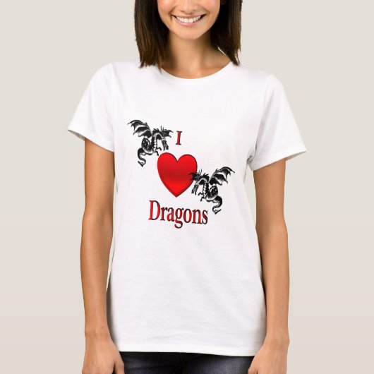 Ich höre Drachen T-Shirt (Vorderseite)