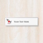 Ich höre Dragons Personal Türschild (Vorderseite )
