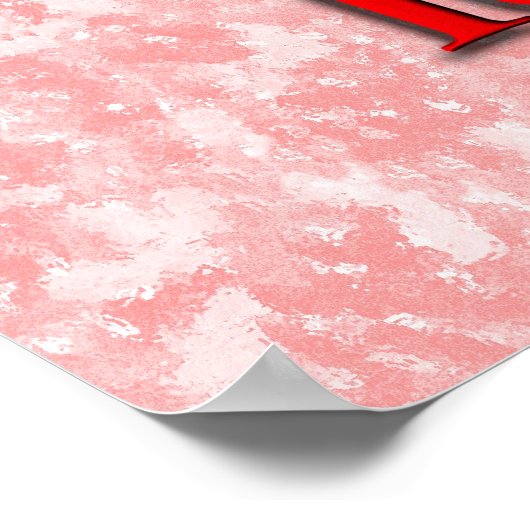 Ich höre Eiscreme Poster (Ecke)