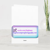 Ich höre, es ist Nurses Day Cavalier King Charles  Karte (Rückseite)