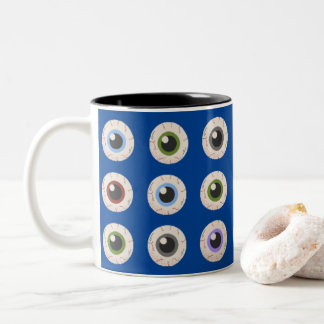 Ich höre Eyeballs Zweifarbige Tasse
