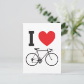 Ich höre Fahrrad Postkarte (Stehend Vorderseite)