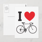 Ich höre Fahrrad Postkarte (Vorne/Hinten)