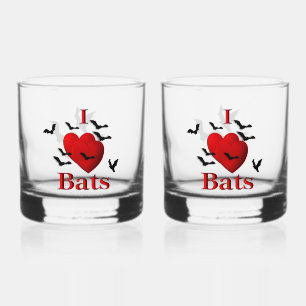 Ich höre Fledermäuse Whiskyglas