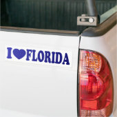 Ich höre Florida in blau - Aufkleber Autoaufkleber (Auf Lkw)