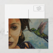 Ich höre Frühling Postkarte (Vorne/Hinten)