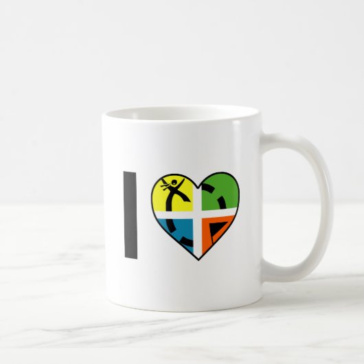 Ich höre Geocaching Funny Mug Kaffeetasse (Rechts)