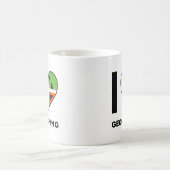 Ich höre Geocaching Funny Mug Kaffeetasse (Mittel)