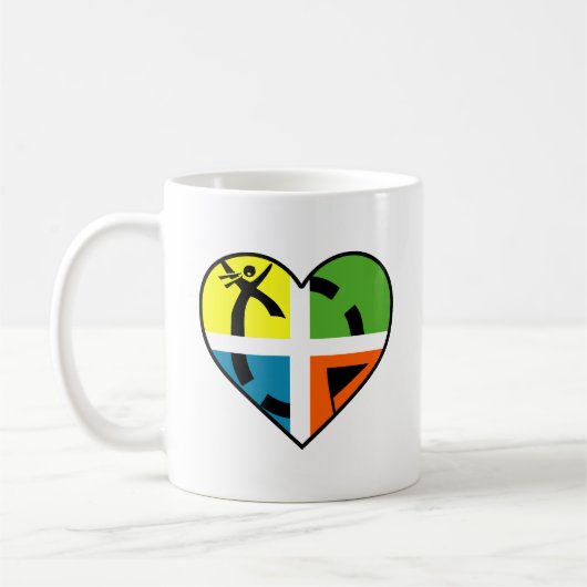 Ich höre Geocaching Funny Mug Kaffeetasse (Links)