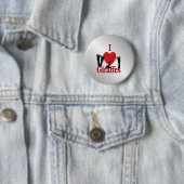 Ich höre Giraffen Silver Button (Beispiel)